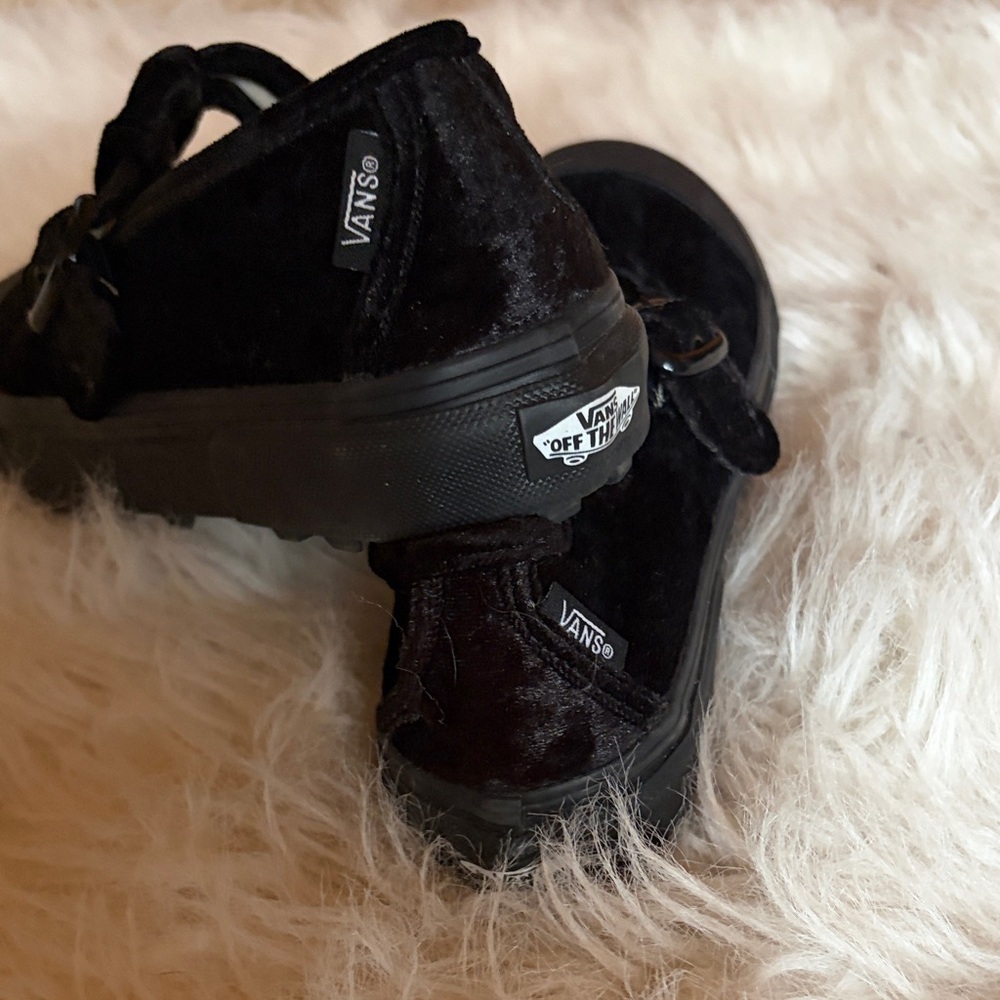 Vans 93 Mary Janes in velvet - Picture 10 of 11